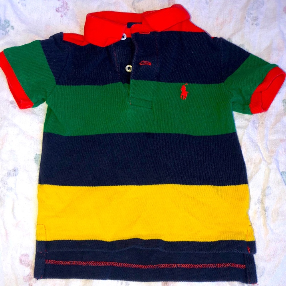 Striped Ralph Lauren polo